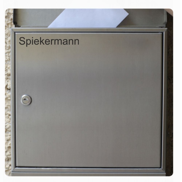 Briefkastenaufkleber Name Wunschname Aufkleber B019