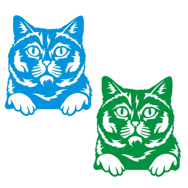 Britisch Kurzhaar Katze Kitty Auto Aufkleber Autoaufkleber Sticker Aufkleber A1142