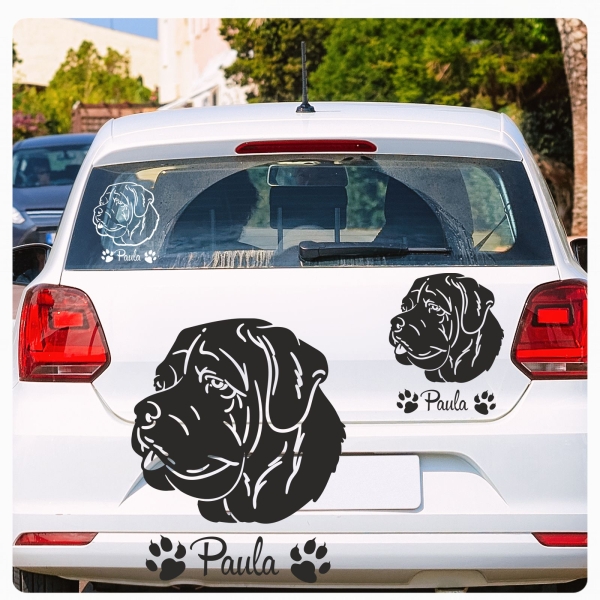 Cane Corso Autoaufkleber Auto Aufkleber Sticker Hund PfotenA4240