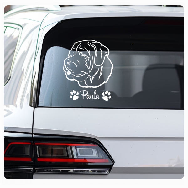 Cane Corso Autoaufkleber Auto Aufkleber Sticker Hund PfotenA4240