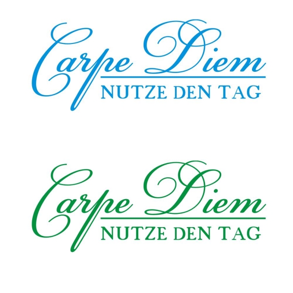 Carpe Diem Nutze den Tag Wandtattoo Wandaufkleber W1007