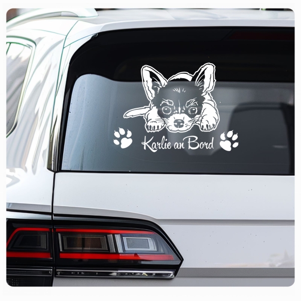 Auto Aufkleber Chihuahua Pfoten Autoaufkleber Hund Sticker A4045