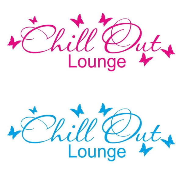 Tür Aufkleber Chillout Lounge Schmetterlinge Chill Out Wandtattoo T905