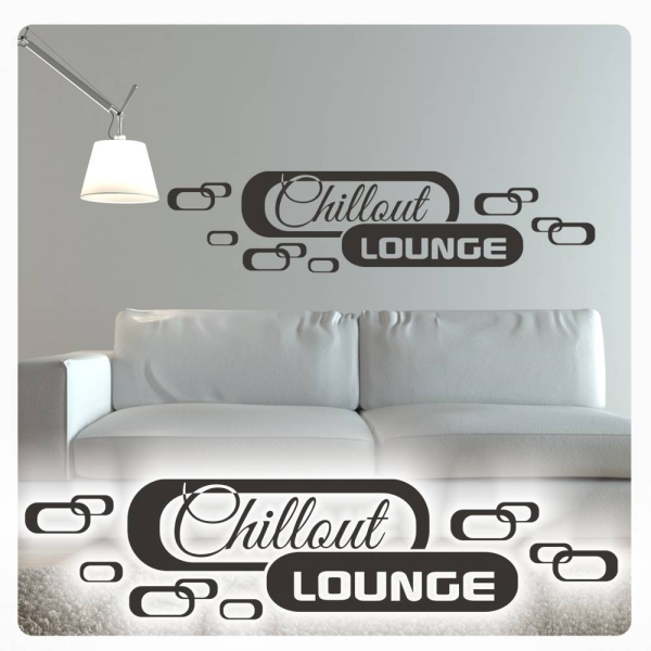 Wandtattoo Chillout Lounge Wandaufkleber Chill Out Wandaufkleber W1813