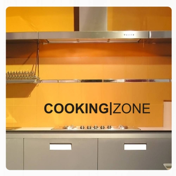 Wandtattoo Cooking Zone Wandaufkleber Küche W458