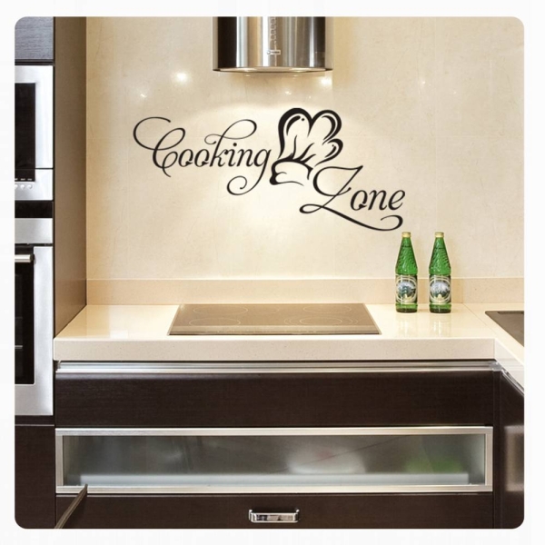 Cooking Zone Wandtattoo Wandaufkleber Vintage W1078