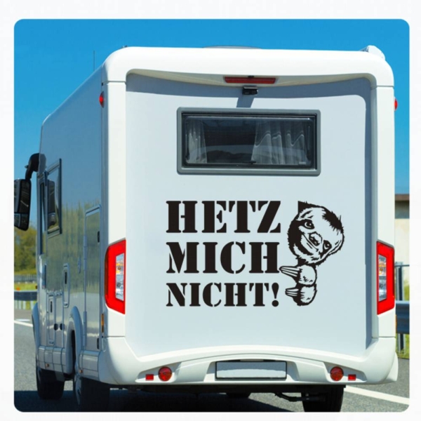 Wohnmobil Die schnellen Vögel können uns mal! Raben Aufkleber Caravan Sticker WoMo113