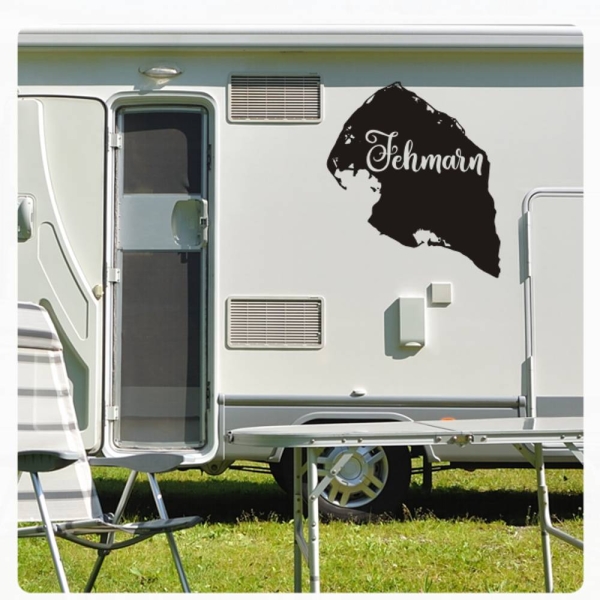 Wohnmobil Aufkleber Fehmarn Deutsche Inseln WoMo Caravan Aufkleber Sticker WoMo142