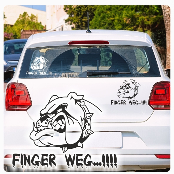 FINGER WEG ! Autoaufkleber Auto Aufkleber Sticker A107