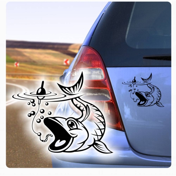 Fisch Angeln Karpfen Angelsport Auto Aufkleber Autoaufkleber Sticker A267