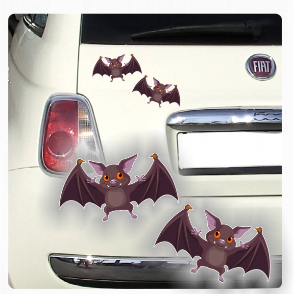 Fledermaus Gothic 2er SET Auto Aufkleber Sticker DA1004