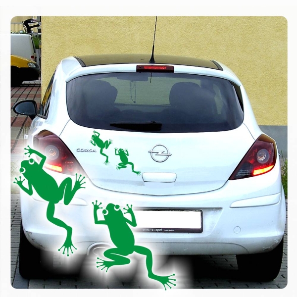 2 Frosch Frösche Auto Aufkleber Sticker Autoaufkleber A780