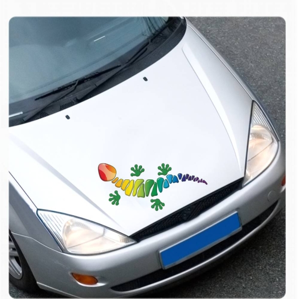 Gecko Gekko Eidechse Echse Regenbogen Auto Aufkleber Sticker Tattoo Digitaldruck  DA100