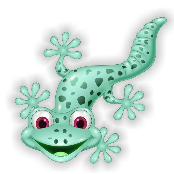 Autoaufkleber Gecko Eidechse Echse lustig witzig Sticker Auto Aufkleber Digitaldruck DA392