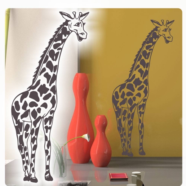 Giraffe Afrika Wandtattoo Wandaufkleber Kinderzimmer W238