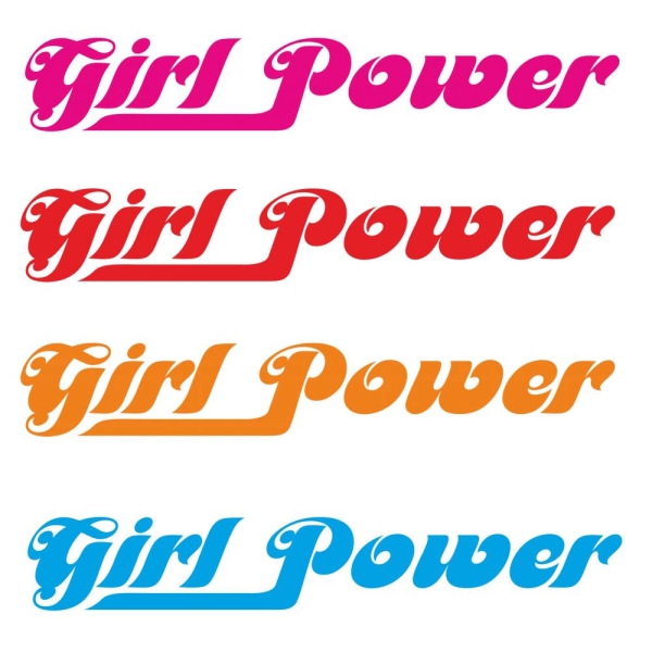 Girl Power Auto Aufkleber Schriftzug Sticker A828