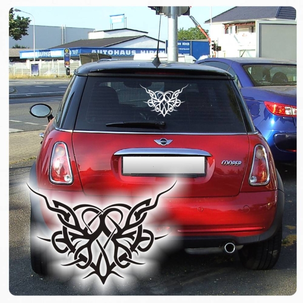 Herz Tribal Auto Aufkleber Autoaufkleber Tattoo Sticker A555