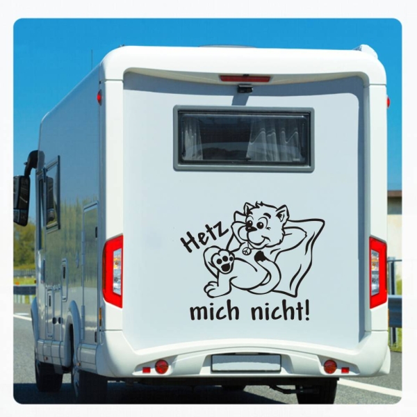 Wohnmobil Aufkleber Katze Peace Chillkatze Hetz mich nicht! Caravan WoMo239