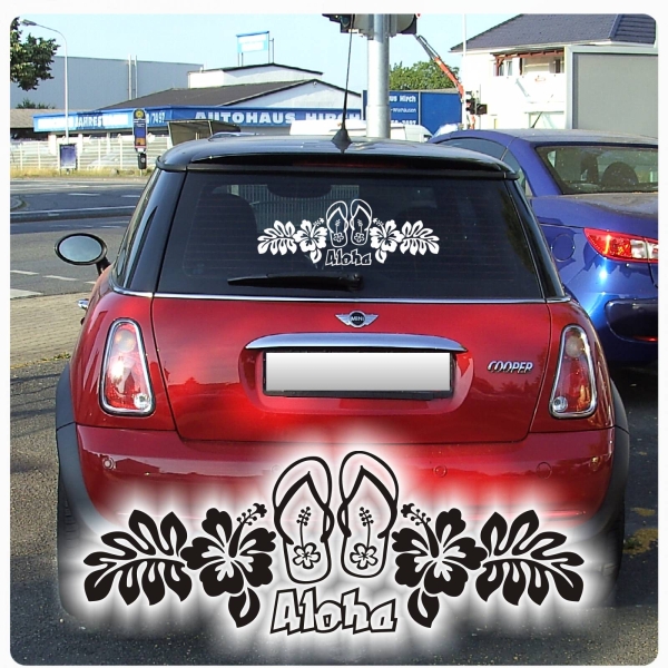 Hibiskus Blumen Autoaufkleber Sticker Aloha Hawaii Aufkleber A095