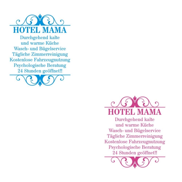 Hotel Mama Wandtattoo Küche Kaffee Wandaufkleber W718