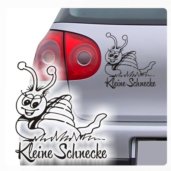 Kleine Schnecke Auto Aufkleber Autoaufkleber Sticker A1068