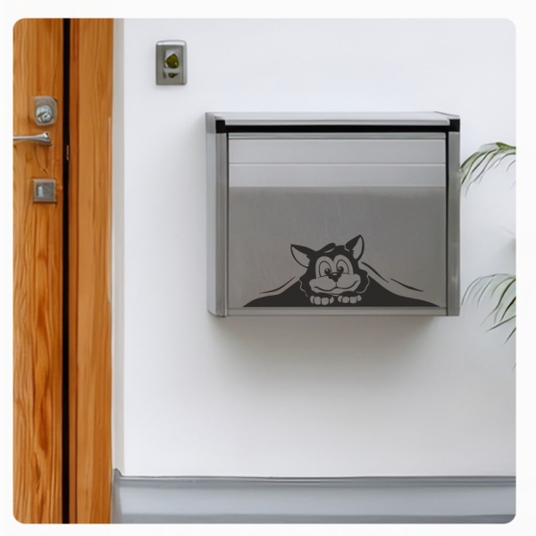 Briefkastenaufkleber Katze Kätzchen Sticker Aufkleber Sticker B005