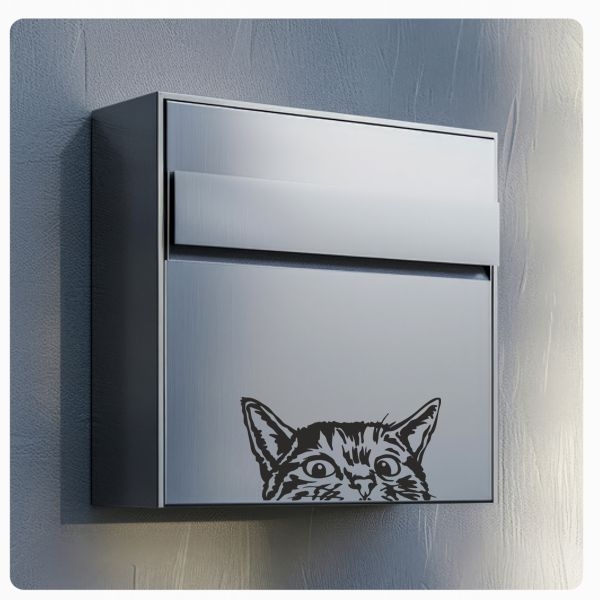 Briefkastenaufkleber Katze Kätzchen Sticker Aufkleber Sticker B008