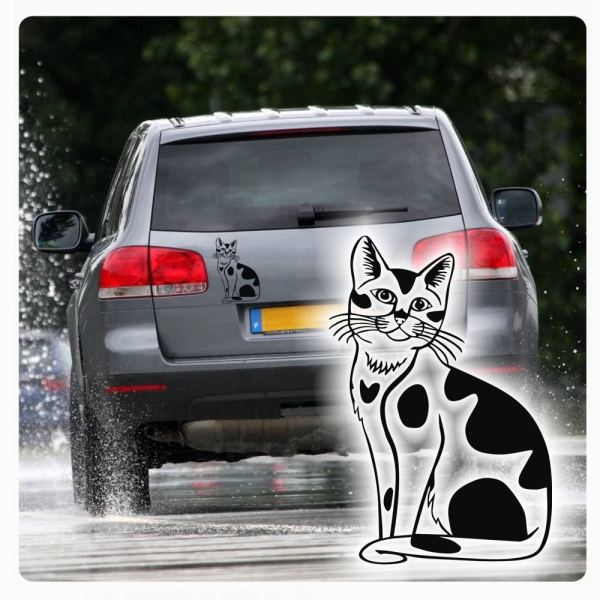 Katze Katzen Auto Aufkleber Autoaufkleber Sticker A422