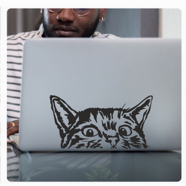Katze Kätzchen Laptop Notebook Skin Aufkleber Netbook Tattoo LT008