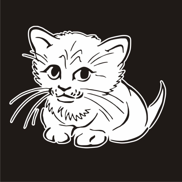Katze Kätzchen Autoaufkleber Auto Aufkleber Sticker Tattoo A1216