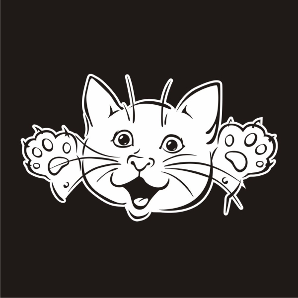 Katze Kätzchen Autoaufkleber Auto Aufkleber Sticker Tattoo A2065