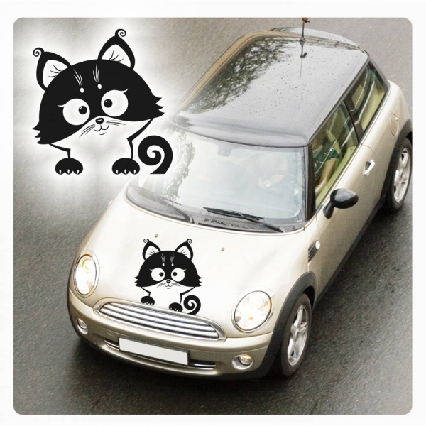 Katze Autoaufkleber Baby Kätzchen Auto Aufkleber Sticker A2066