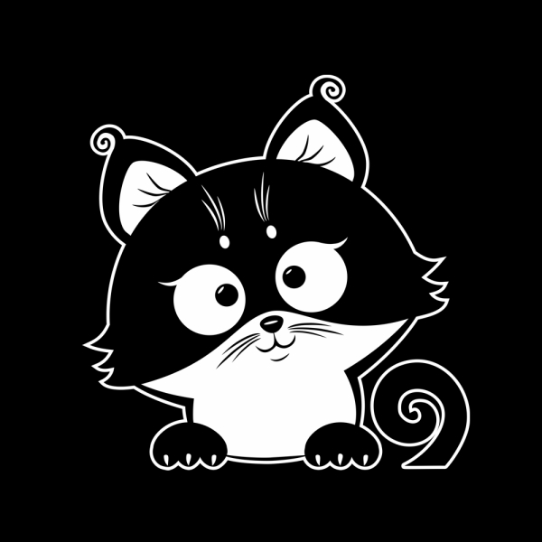 Katze Autoaufkleber Baby Kätzchen Auto Aufkleber Sticker A2066