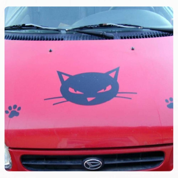 Katze Katzen Kitty Rockabilly Autoaufkleber Aufkleber Sticker A017