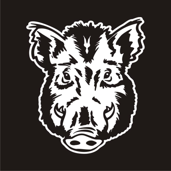 Keiler Wildschwein Wildsau Autoaufkleber Auto Aufkleber Motorhaube Jagd A865