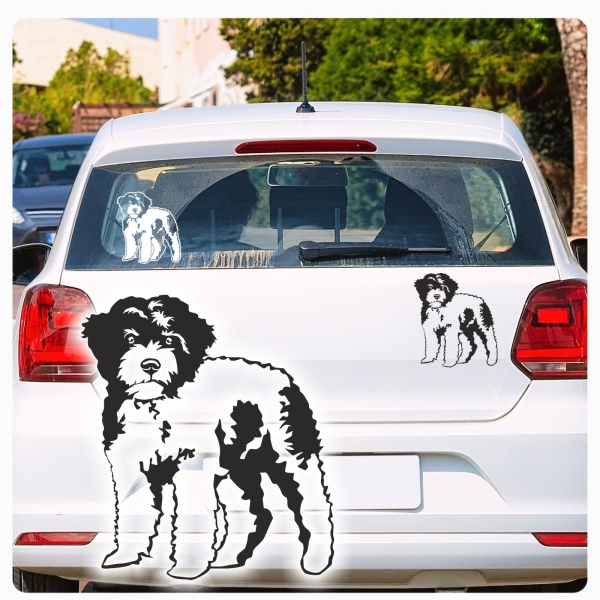 Hundeaufkleber Lagotto Romagnolo Autoaufkleber A365