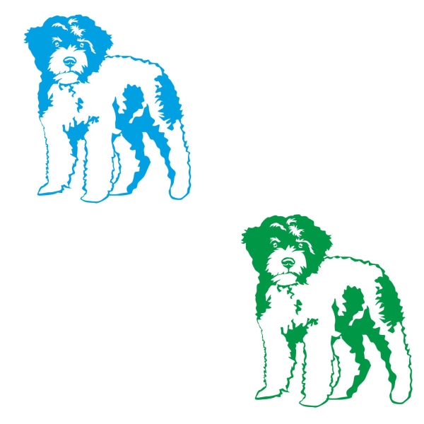 Hundeaufkleber Lagotto Romagnolo Autoaufkleber A365