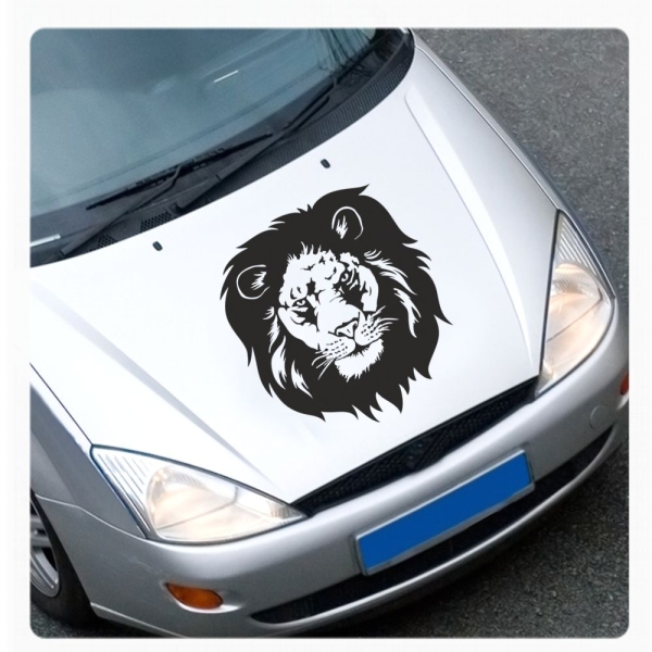 Tribal Löwe Autoaufkleber Auto Aufkleber Sticker Motorhauben Haube Lion A4028