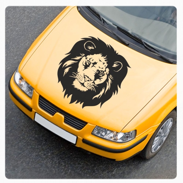 Tribal Löwe Autoaufkleber Auto Aufkleber Sticker Motorhauben Haube Lion A4028