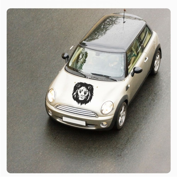 Tribal Löwe Autoaufkleber Auto Aufkleber Sticker Motorhauben Haube Lion A4028