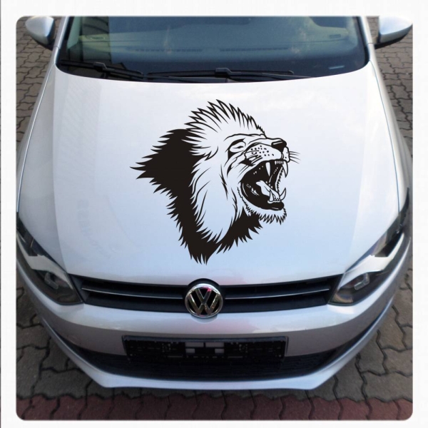 Autoaufkleber Löwe Tribal Tattoo Auto Aufkleber Sticker Motorhaube A517