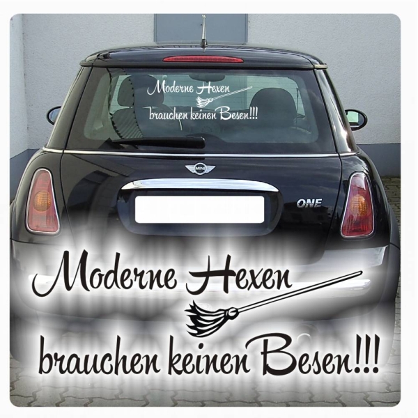 Moderne Hexen Autoaufkleber Hexen Aufkleber Sticker  A1057