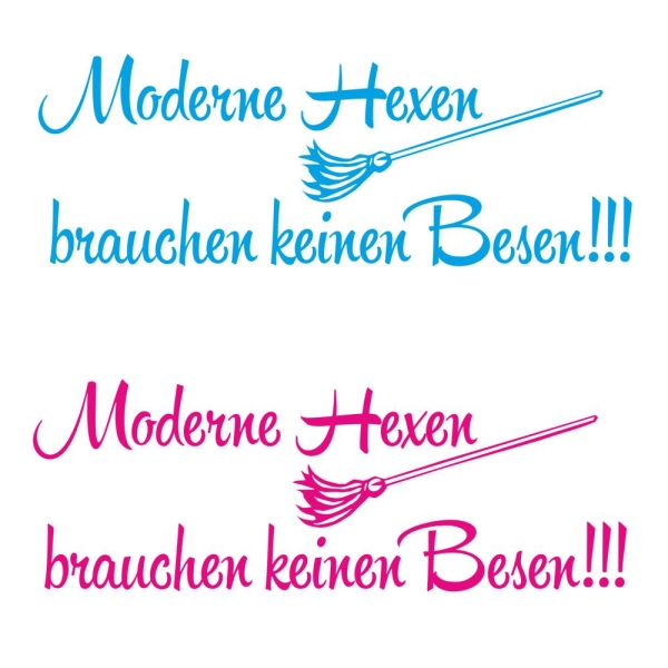 Moderne Hexen Autoaufkleber Hexen Aufkleber Sticker  A1057