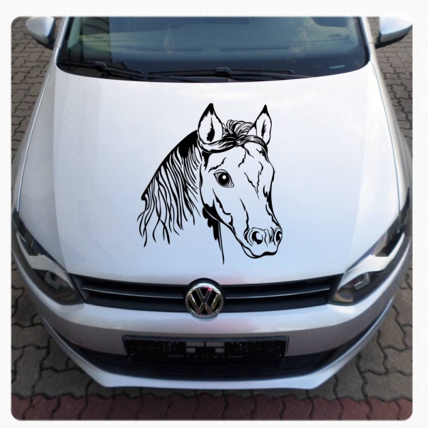 Autoaufkleber Pferd Pferde Pferdekopf Auto Aufkleber Pony Tattoo A144