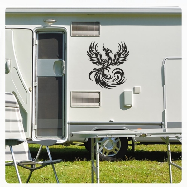 Wohnmobil Aufkleber Tribal Phoenix WoMo Caravan Aufkleber Sticker WoMo405