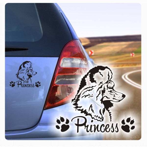 Hundeaufkleber Pudel Zwergpudel Königspudel Name Auto Aufkleber Sticker A523