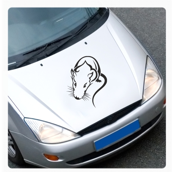 Tribal Auto Aufkleber Ratte Maus Ratten Autoaufkleber Motorhauben A326