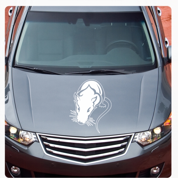 Tribal Auto Aufkleber Ratte Maus Ratten Autoaufkleber Motorhauben A326
