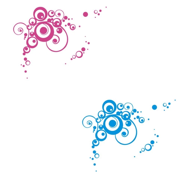 Retro Dots Wandtattoo Wandaufkleber Vintage Deko W699