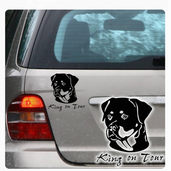 Rottweiler Name Auto Aufkleber Autoaufkleber Hund Sticker A201